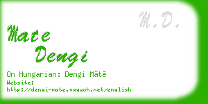 mate dengi business card